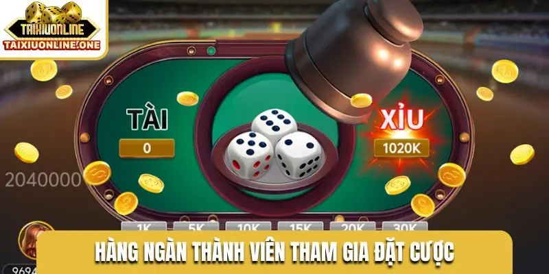 Hàng ngàn thành viên tham gia đặt cược