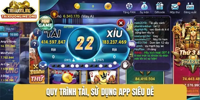 Quy trình tải, sử dụng app siêu dễ